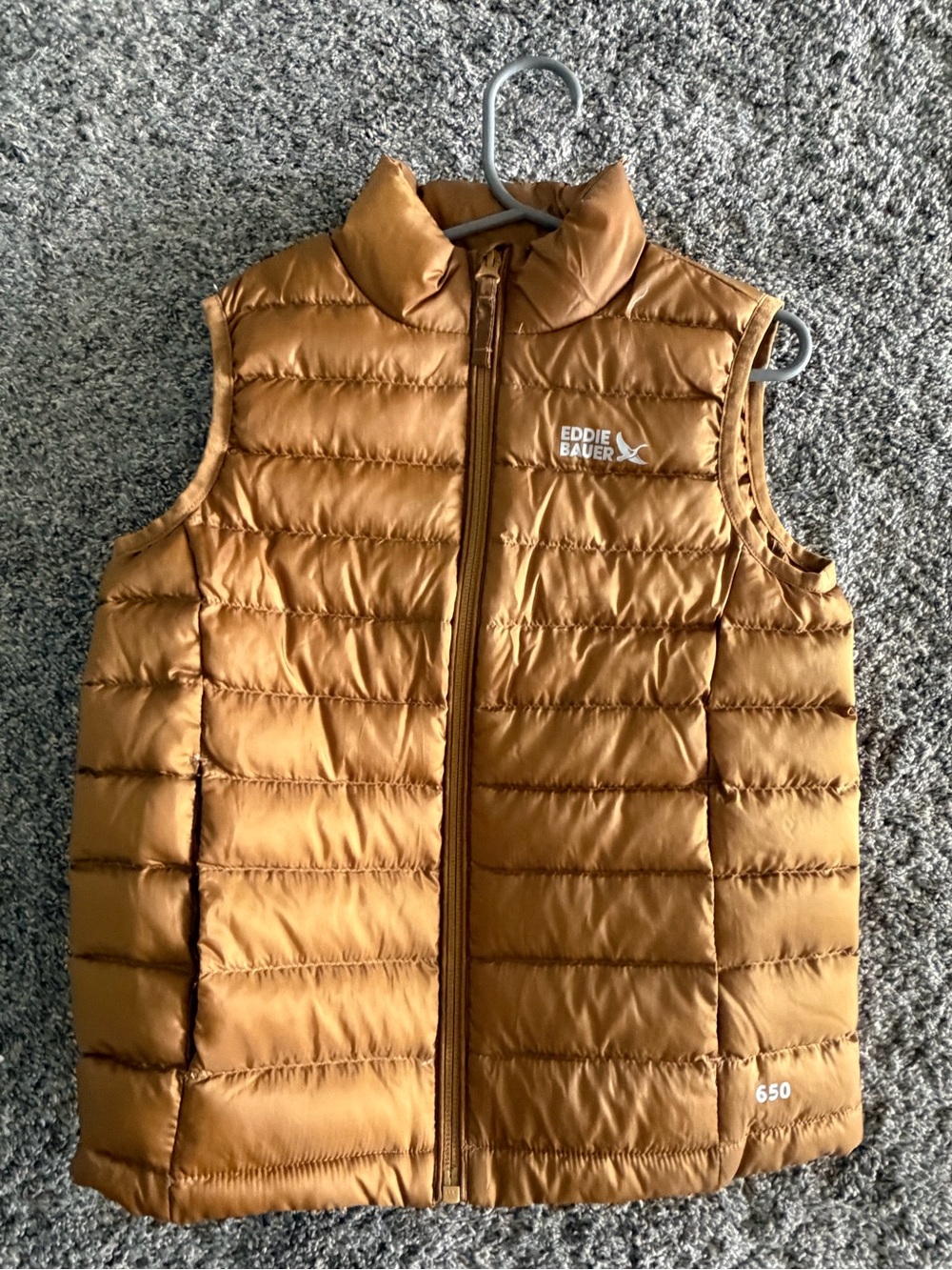 Eddie Bauer Kids Brown Puffer Vest